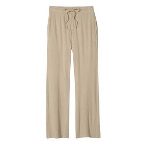 Tommy John beige sweatpants with drawstring waist and pockets.